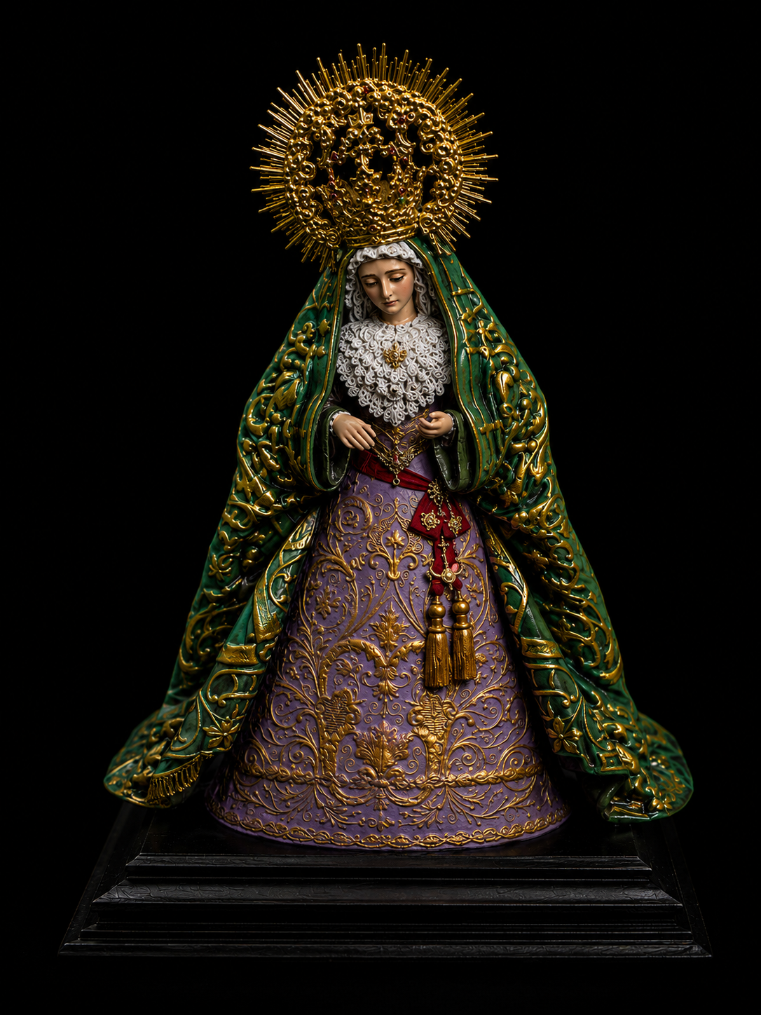 Virgen de la Esperanza - Réplica cofrade artesanal