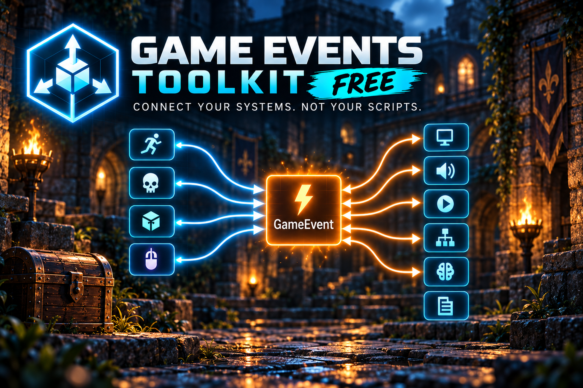 Game Events Toolkit — sistema de eventos ScriptableObject para Unity